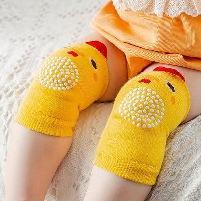 Protection antidérapant pour les genou de bebe rampants 