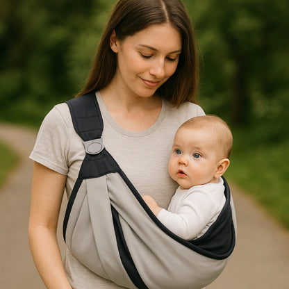 Porte-Bébé en Bandoulière – Confort et Praticité au Quotidien