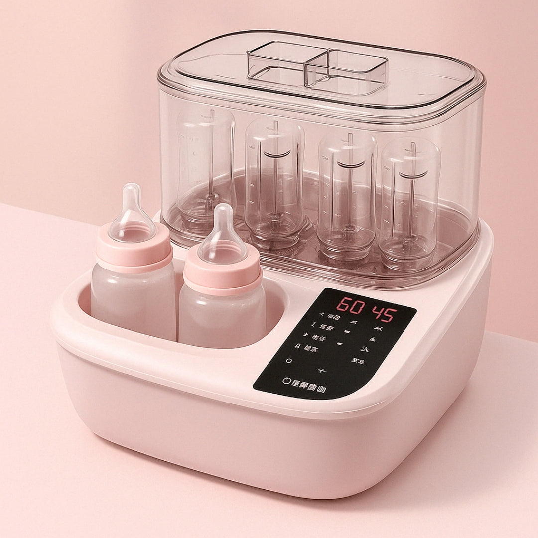 Ce sterilisateur a double fonction, il ous permettra de stérilisé vos biberons, mais aussi de chauffer vos biberons quand le besoin s’impose. Il est compact et conçu pour une utilisation simple et efficace, vous pouvez controlez le temps de chauffe et même la temperature du lait des biberons que vous souhaitez, mybabyplace vous recommande cet achat
#chauffe-biberon #chauffe_biberon #sterilisateurbiberon #sterilisation #sterilisateur #bebe #baby #babyshop #shopping #boutiquebebe #mybabyplace.com #mybabyplace