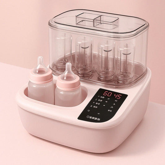 Ce sterilisateur a double fonction, il ous permettra de stérilisé vos biberons, mais aussi de chauffer vos biberons quand le besoin s’impose. Il est compact et conçu pour une utilisation simple et efficace, vous pouvez controlez le temps de chauffe et même la temperature du lait des biberons que vous souhaitez, mybabyplace vous recommande cet achat
#chauffe-biberon #chauffe_biberon #sterilisateurbiberon #sterilisation #sterilisateur #bebe #baby #babyshop #shopping #boutiquebebe #mybabyplace.com #mybabyplace